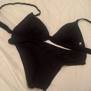 Hurley Black Women's Bikini Set - Brand New With Tags